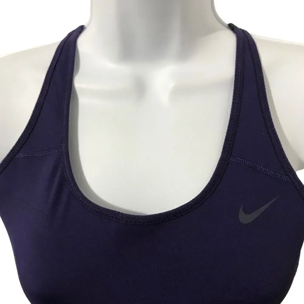 Nike purple sports bra size M.   A362